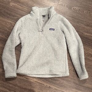 Patagonia Light Gray Los Gatos Quarter-Zip Pullover